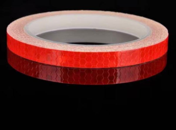Pegatinas para bicicleta de montaña, cinta reflectante fluorescente de 1cm x 8m, cintas para ciclismo de montaña, casco de bicicleta, motocicleta y Scooter