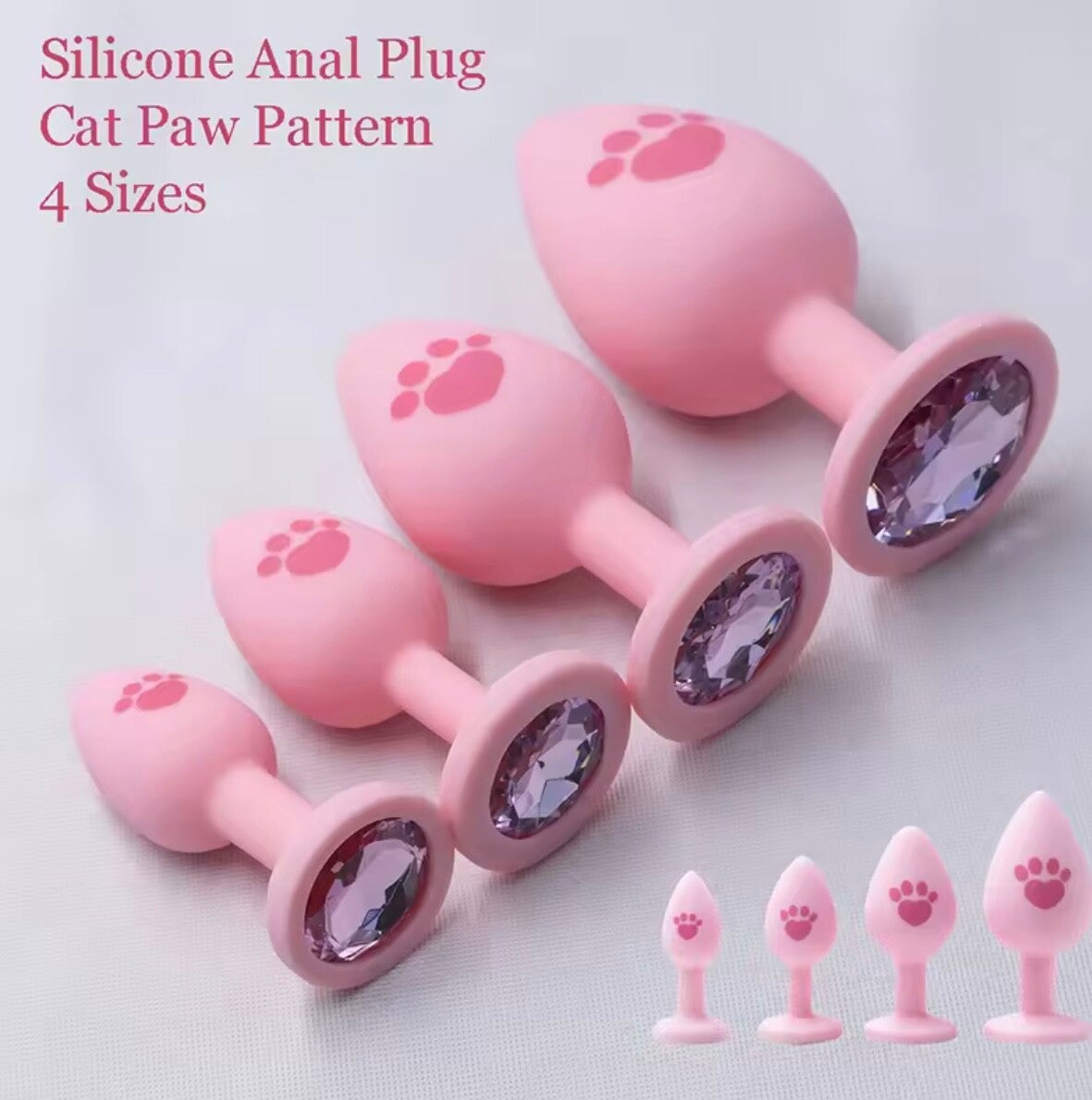 Talón anal de silicona