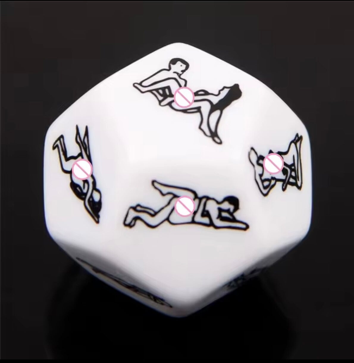 Dados divertidos y sexis de 12 lados