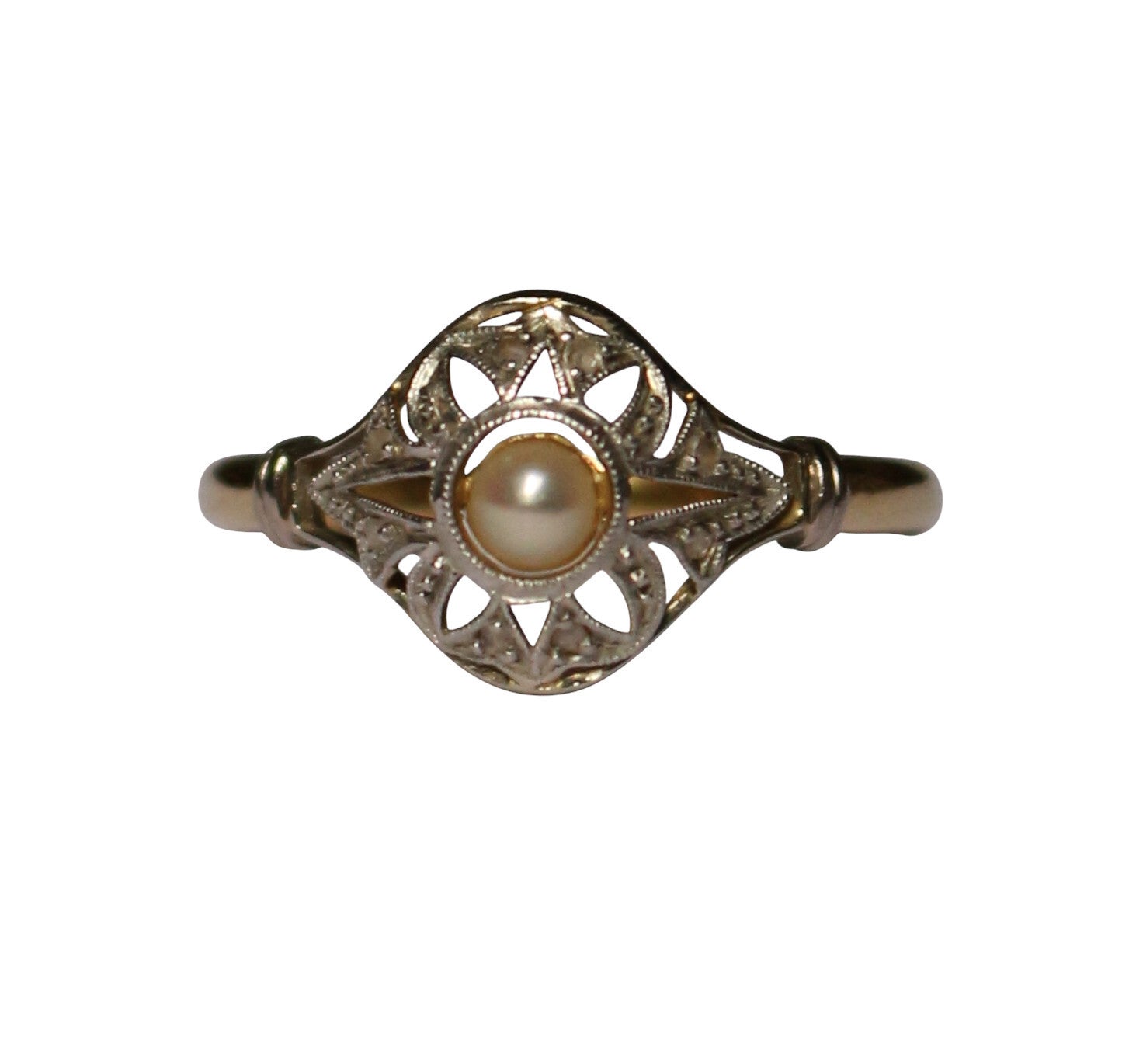 Bague Art Déco Perle