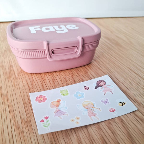 Snackbox met naam - Elfjes