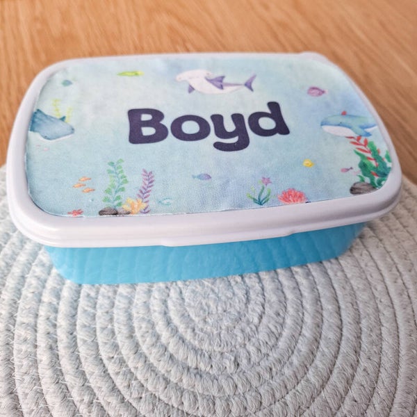 Lunchbox met naam - Onderwaterwereld