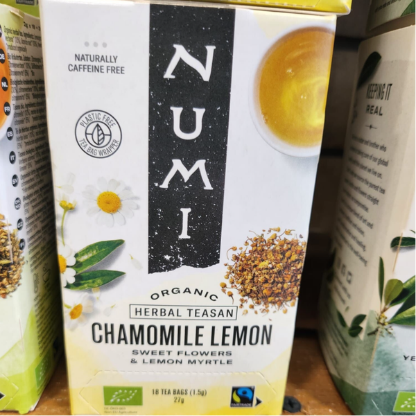 Tisana alle erbe  cammomilla limone