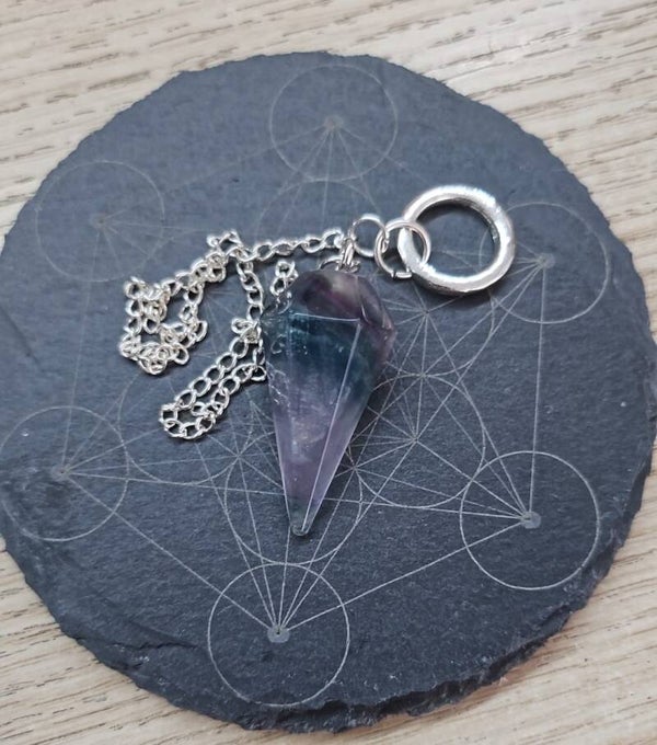 Pendolo in Fluorite