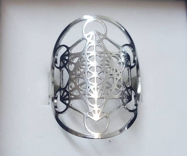 Anello Regolabile In Acciaio Free Nichel METATRON