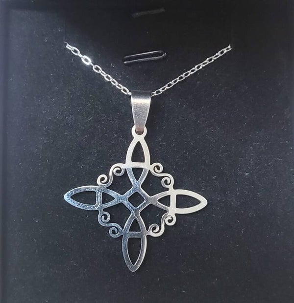 Collana in Acciaio Free Nichel NODO DELLA STREGA