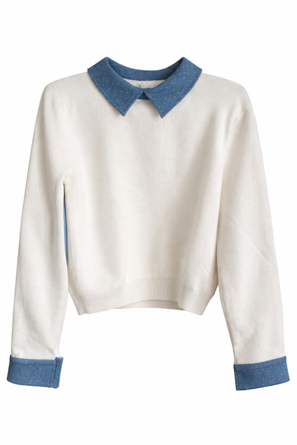 Jersey Chic Denim brillo
