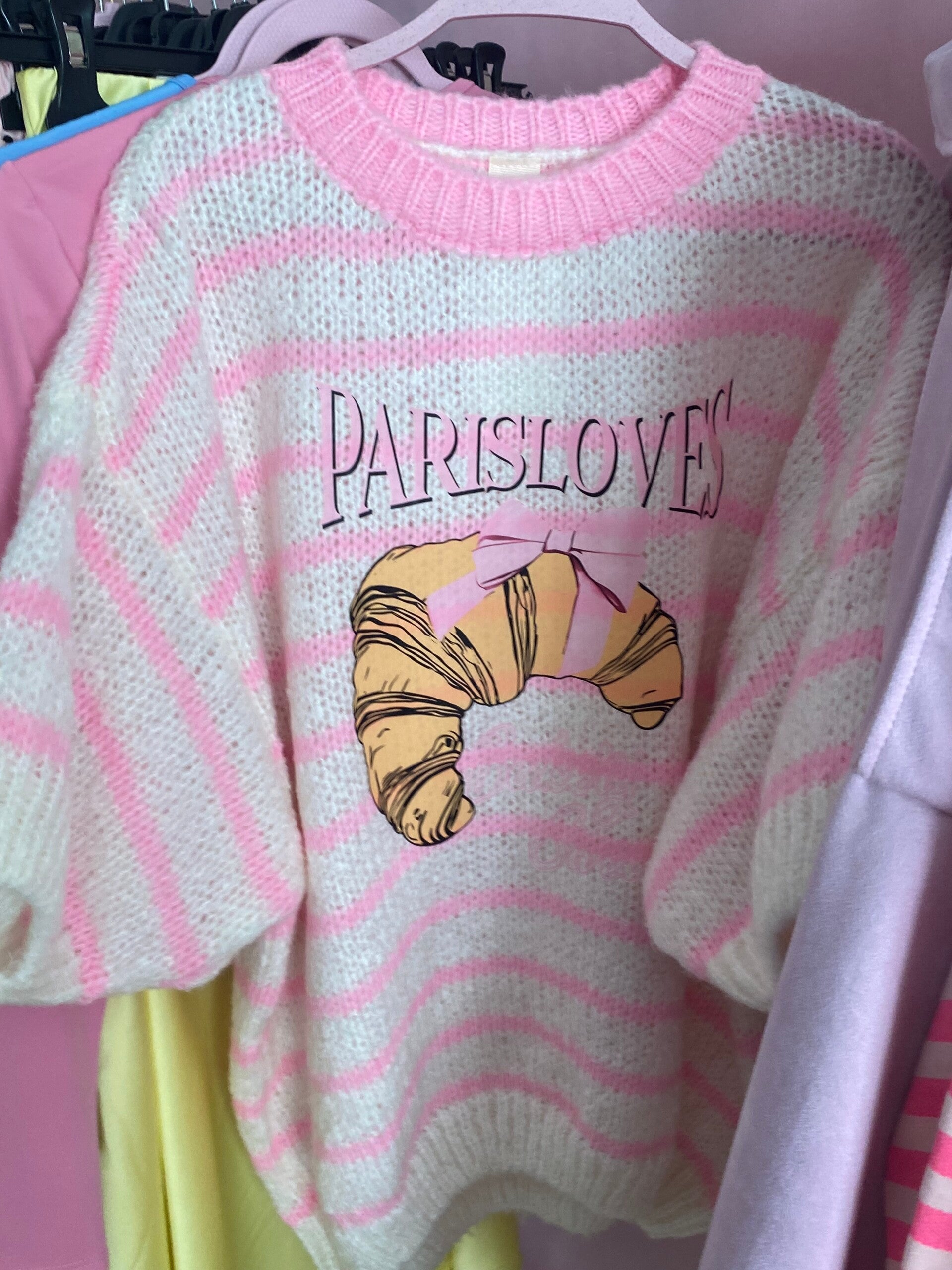Jersey Paris Croissant Chic