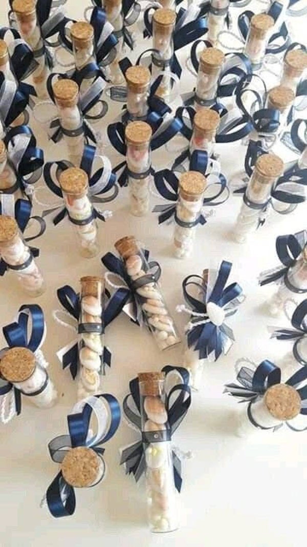 Bomboniera Cilindro vetro confetti