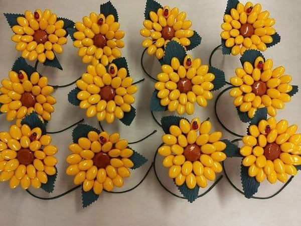 Girasole a 25 confetti