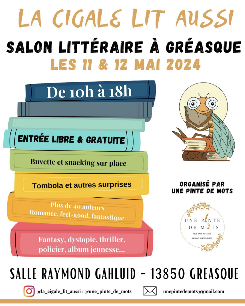 Affiche salo, littéraire de Gréasque 