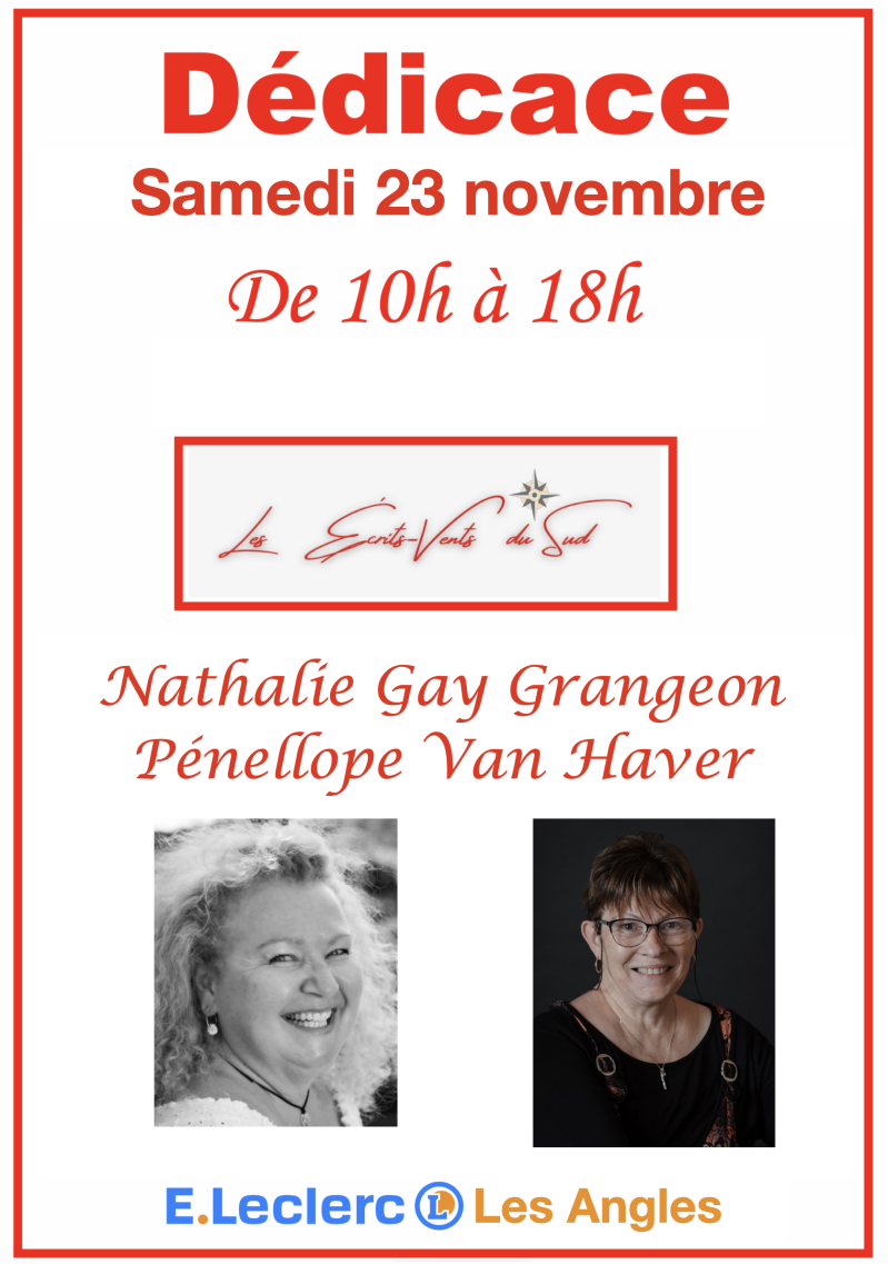 Affiche dédicace livres