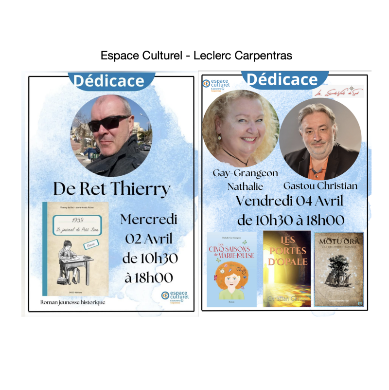 AFFICHES DÉDICACES AUTEURS