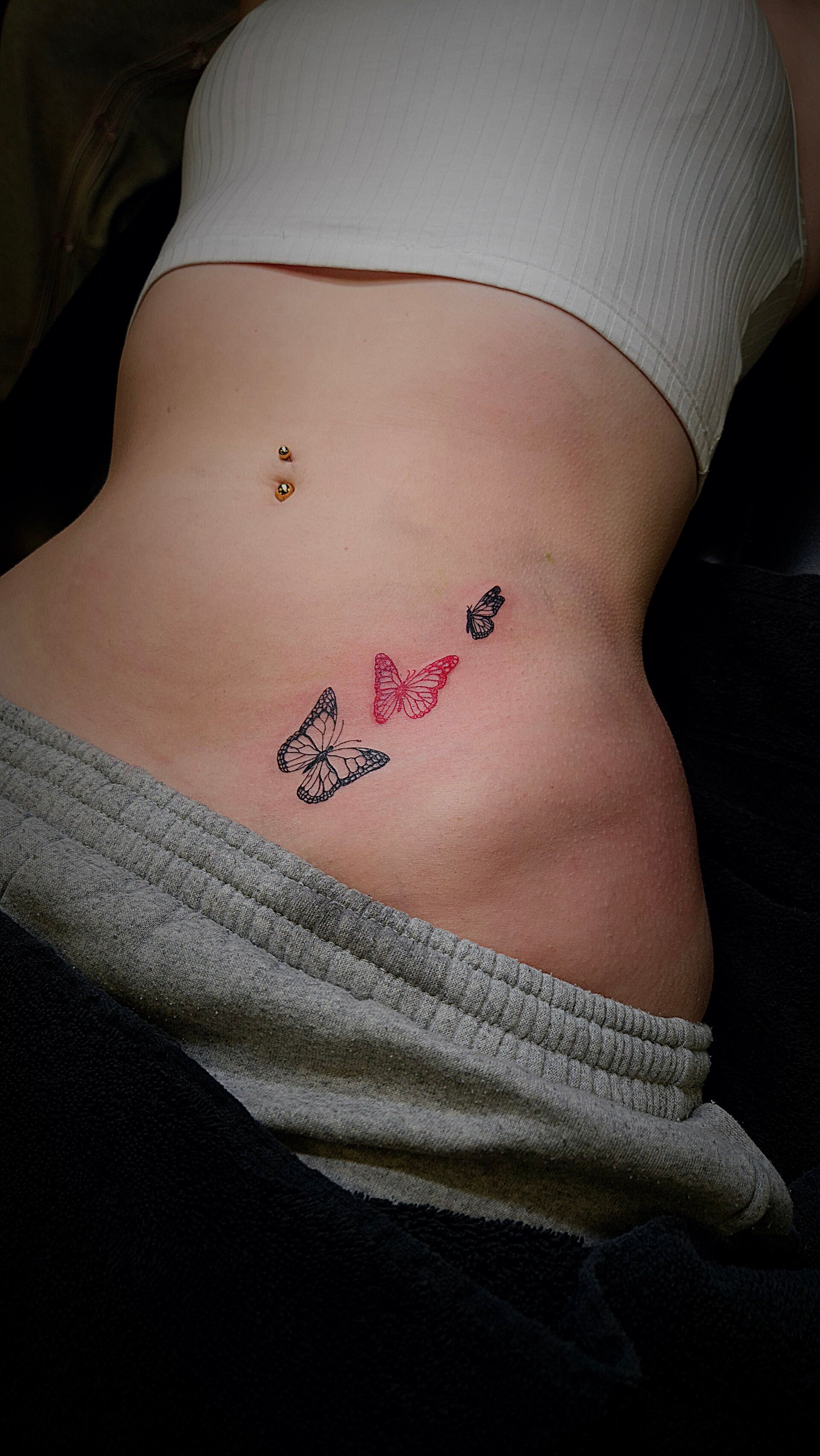 Roos met namen tattoo