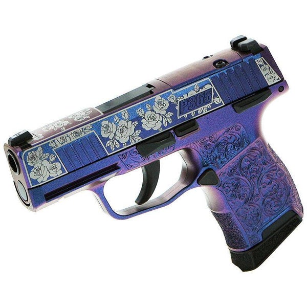SIg Sauer P365 380ACP  "Guns & Roses" Mongoose Purple