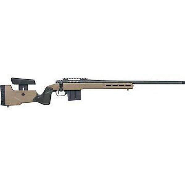 Mossberg Patriot LR 22in Threaded FDE/Matte Blued 6.5PRC