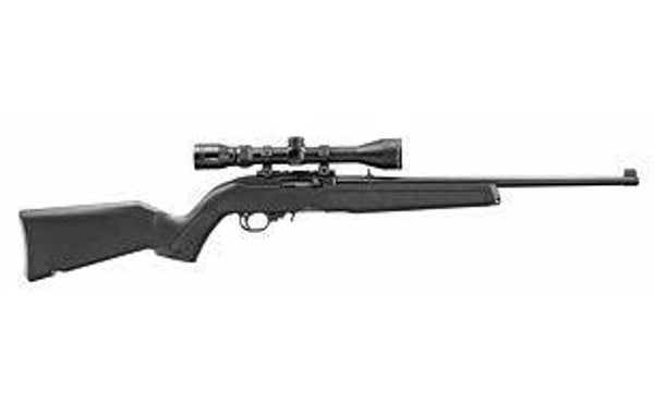 Ruger 10/22 Threaded Brl Viridian 3-9x40 scope, hard case