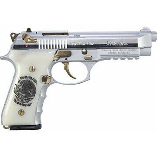 Girsan Regard Liberadore II 9mm Engraved Gold