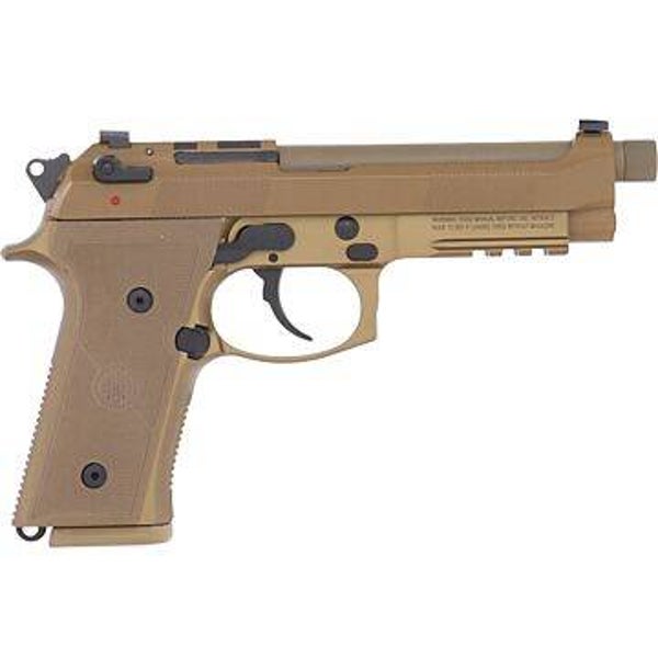 Beretta M9A4 G 5.1" TB Optics ready 15rnd TAN 9mm