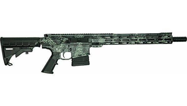 GLFA AR10 Rifle 16in 5Knife Bundle Lichen Grey 308Win