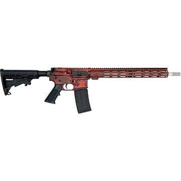 GLFA AR15 Battleworn Lipstick Red 223 WYLDE