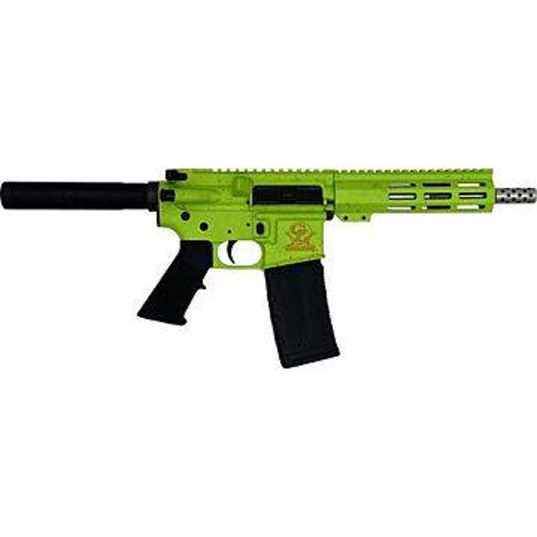 GLFA AR15 pistol w/ Brace 223Wylde Zombie Splatter