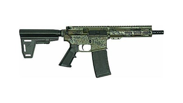 GLFA .223 WYLDE Pistol w/ Brace Lichen Grn 5Knife Bndl