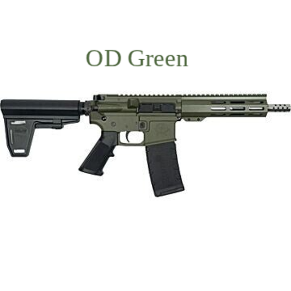 GLFA AR15 7.5" Pistol w/ Brace 223WYLDE *8 Colors*