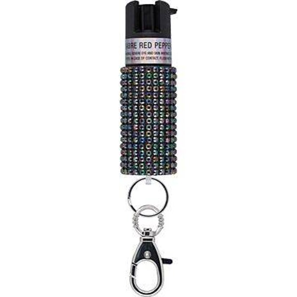 Sabre Jeweled Pepper Spray-Black