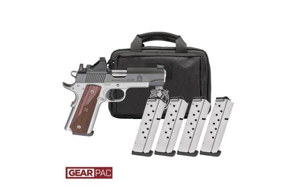 Springfield Armory 1911 Ronin Gear Pack Green Dot Optic-8+1  45ACP