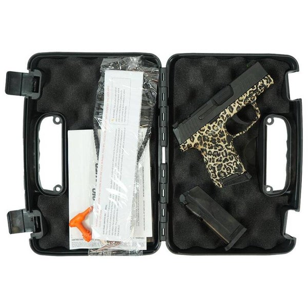 SIg Sauer P365 9mm Leopard Print Optic Ready 10+1