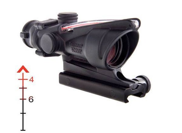 Trijicon ACOG 4x32 223/5.56 BAC Chevron Red