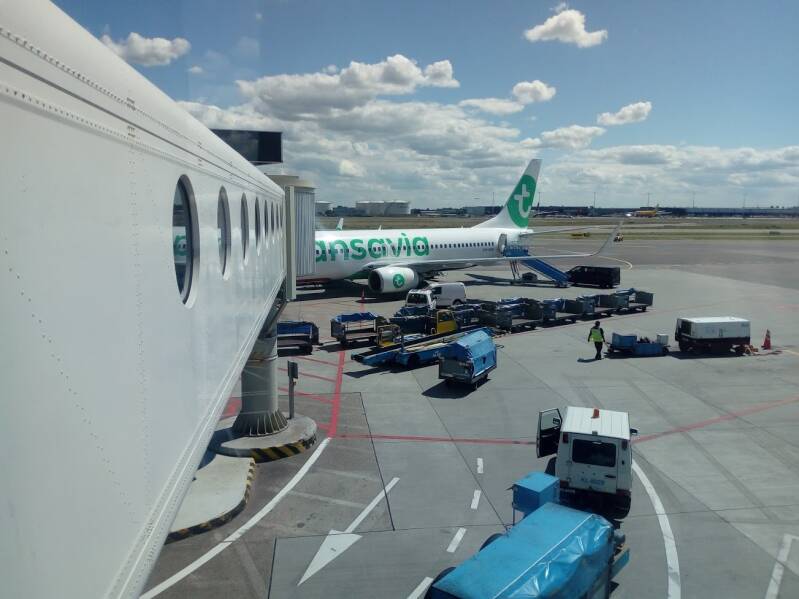 Vliegtuis Transavia Kefalonia