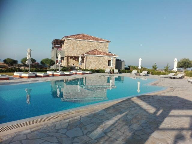 Uitzicht op appartementen Tramonto Suites