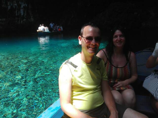 Bootje varen in de Drogarati Cave