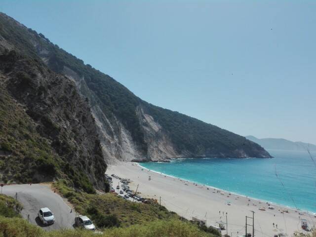 Myrtos Beach descent