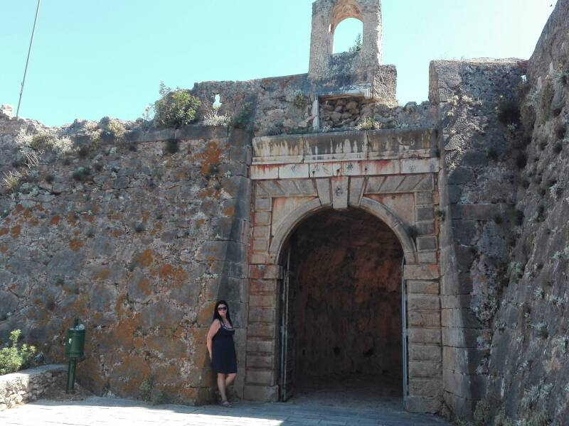 Toegangspoort Castle of Assos Kefalonia