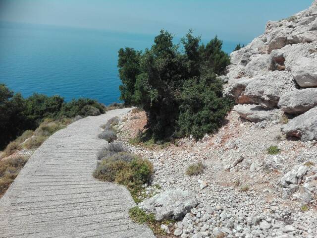 Wandelpad Platia Ammos Beach paliki kefalonia