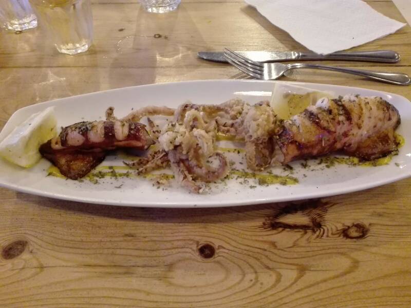 Eten bij Hellenic Bistro Assos Fiskardo Kefalonia