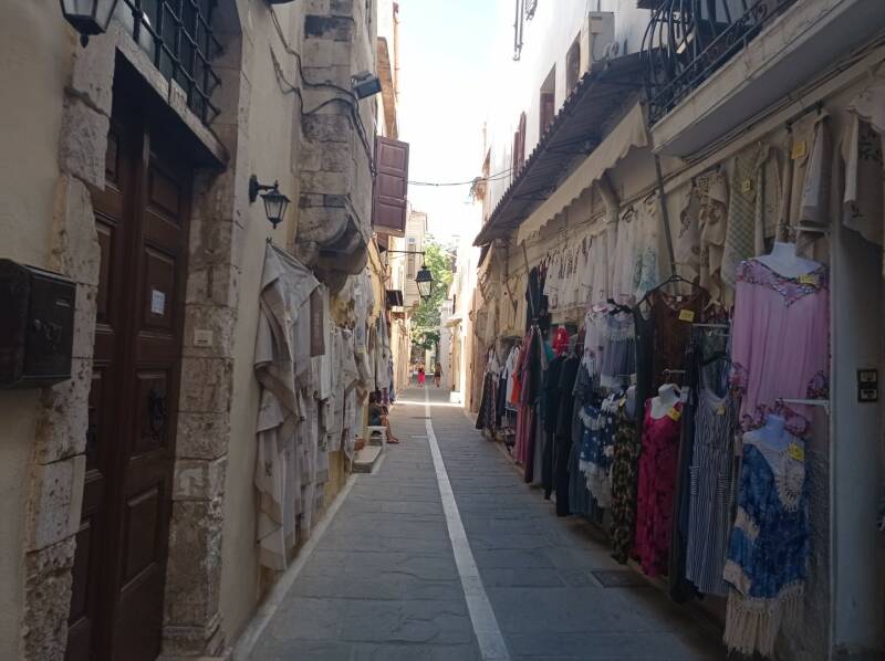 Rethymnon old town shopping 2