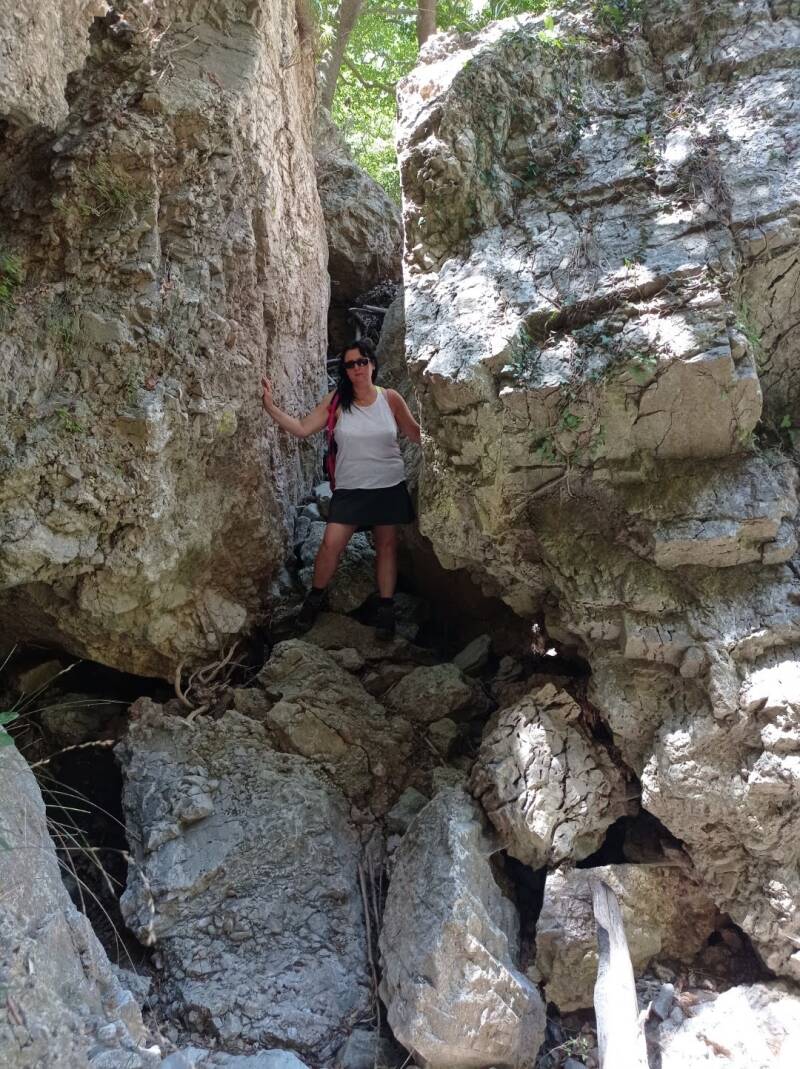 Rock climbing Patsos Gorge