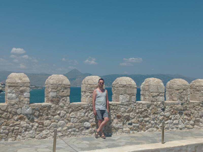 Koulés zicht op de bergen