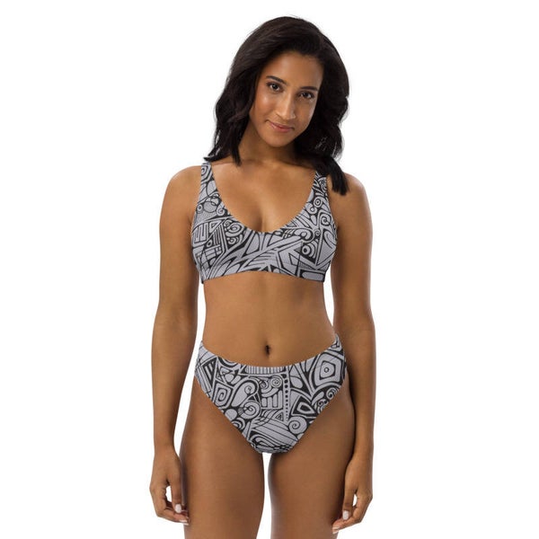 LIEVIX Trible line - Bikini met hoge taille