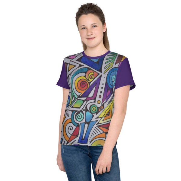 LIEVIX Trible line FEL Jongeren T-shirt korte mouw