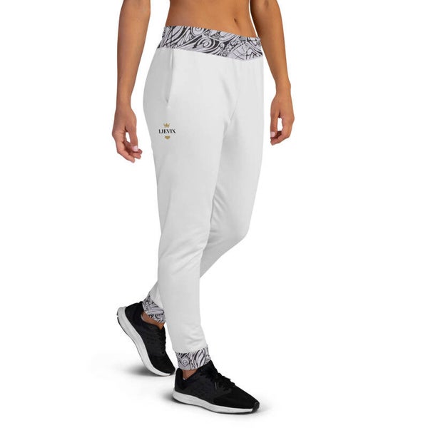 Lievix Trible-line damesjoggingbroek licht grijs