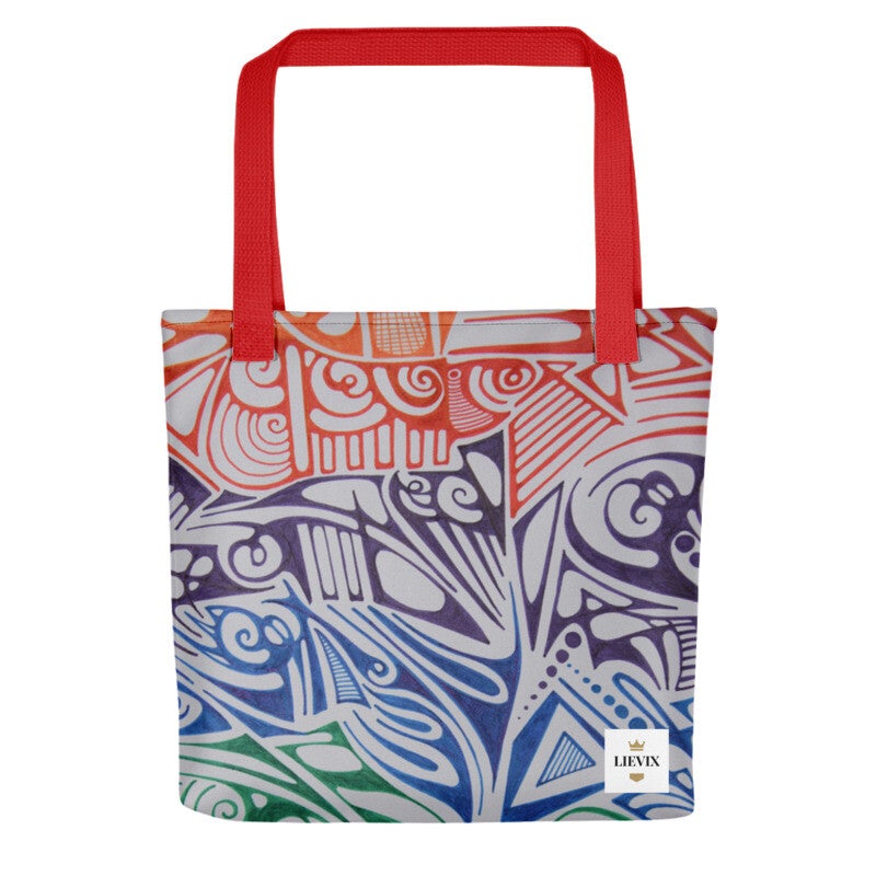 LIEVIX Trible-line colour Draagtas (rood)