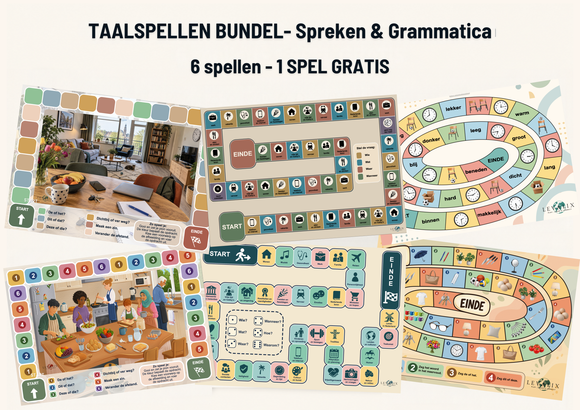Taalspellen Bundel – Spreken & Grammatica