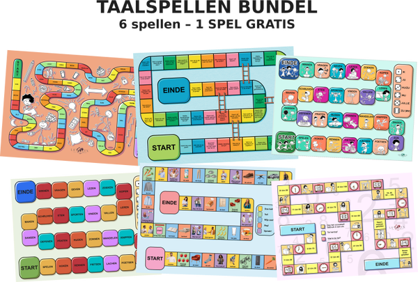Taalspellen Bundel - 6 spellen