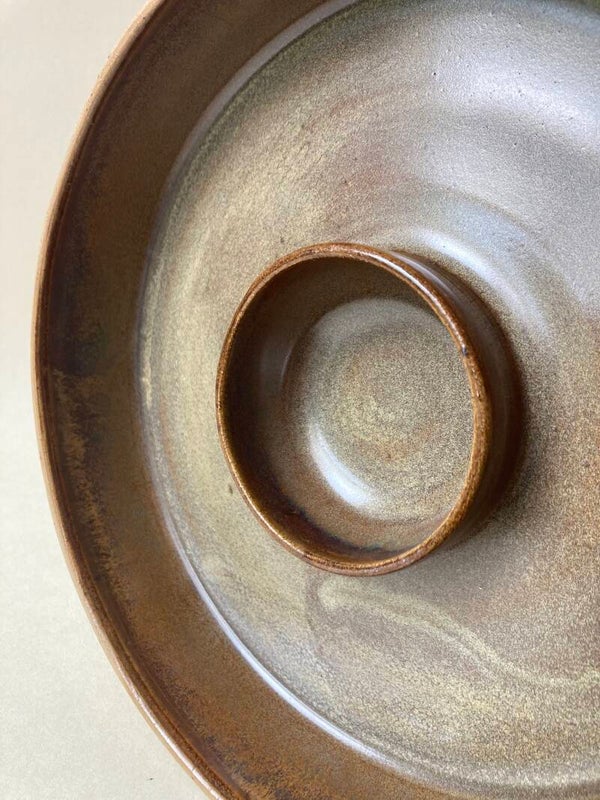 Chip & dip schaal grande gouden regen/mixed clay