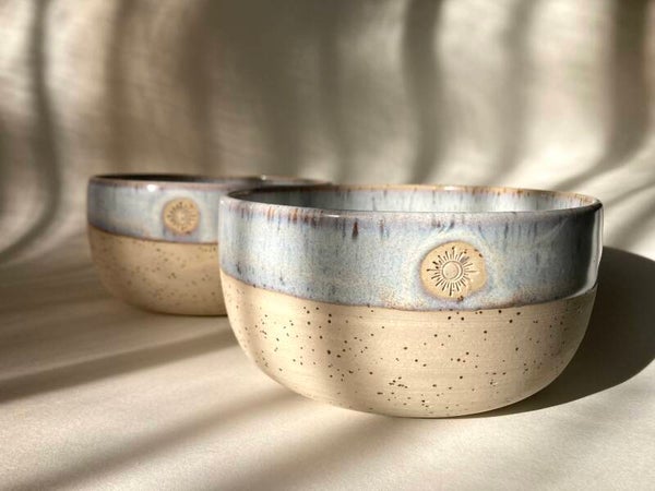 Duo Bowl voor granola, fruit,... - opal